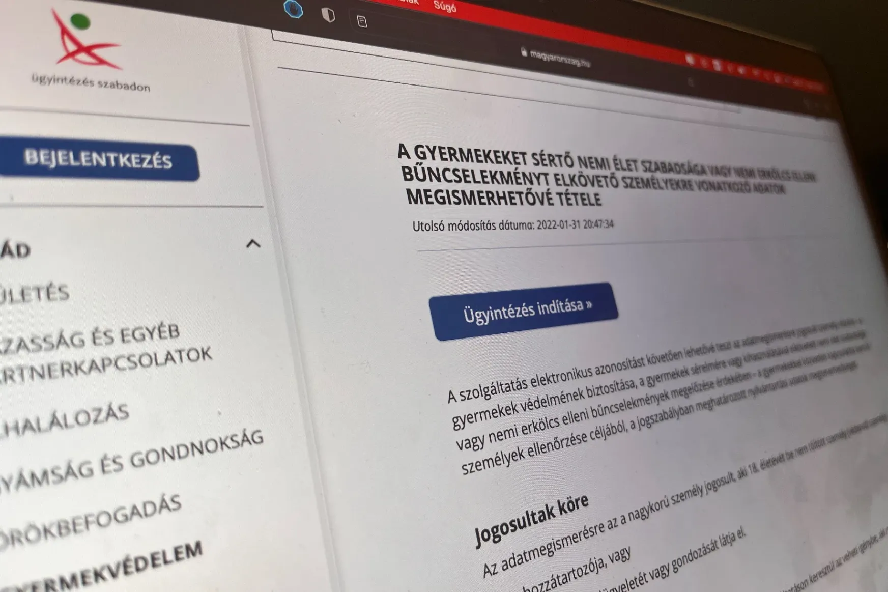 Havonta több mint százan kérdezik le ismerősükről, hogy benne van-e a „pedofil-nyilvántartásban”