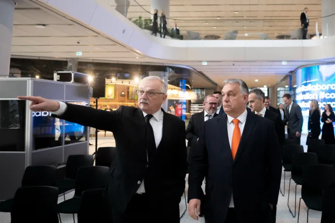 Orbán elment az új Mol-székházba, és részt vett a cég igazgatósági ülésén is