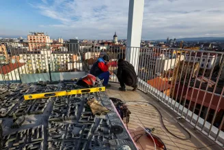 Még ebben a hónapban befejeződik a kolozsvári Tűzoltótorony felújítása