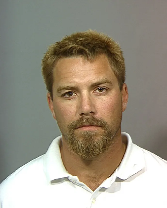 Scott Peterson letartóztatás után készült fotója – Stanislaus County Sheriff’s Office / Getty Images