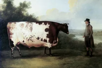 Kétszáz éve semmi nem volt menőbb a gigantikus, szögletes teheneket ábrázoló festményeknél