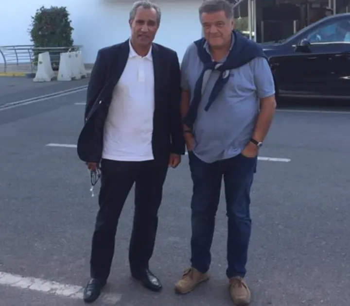 Abderrahim Atmoun és Antonio Panzeri a marokkói diplomata felvételén – Forrás: Atmoun hivatalos Facebook-oldala