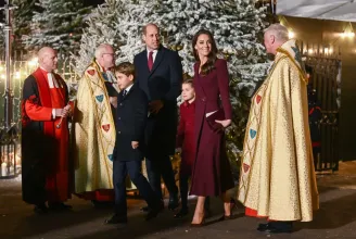 A walesi hercegi pár közzétette kilencéves fiuk, György herceg karácsonyi festményét