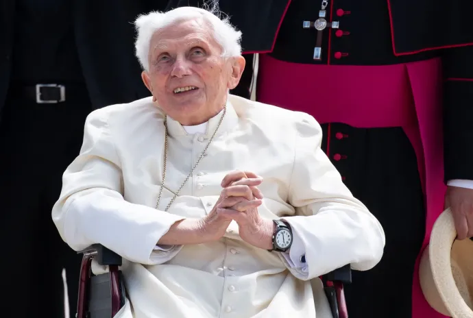 XVI. Benedek emeritus pápa 2020 júniusában – Fotó: Sven Hoppe / DPA / AFP