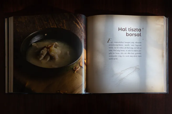 Recept a könyvből: hal tiszta borssal – Fotó: Tóth Helga / Transtelex