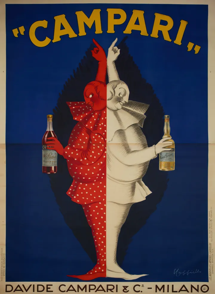 Campari-plakát 1921-ből (Leonetto Cappiello munkája) – Fotó: Heritage Images / Fine Art Images / Getty Images