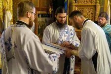 Ortodox pappá szenteltek egy csendőrt Csíkszeredában