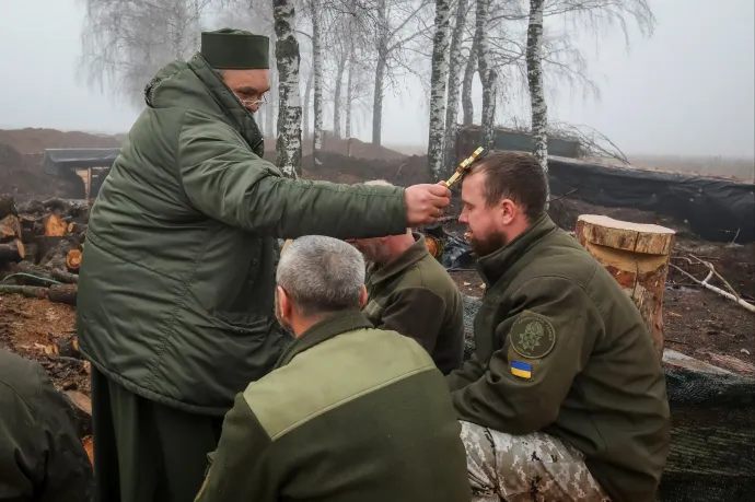 Így ünnepelték a karácsonyt az ukrán fronton