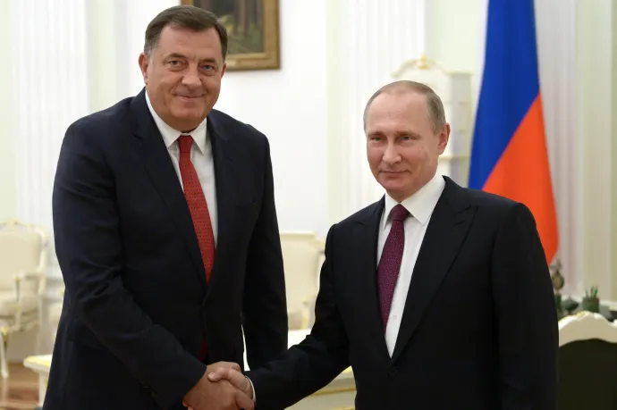 Kitüntette Putyint a Putyin-barát boszniai Szerb Köztársaság elnöke