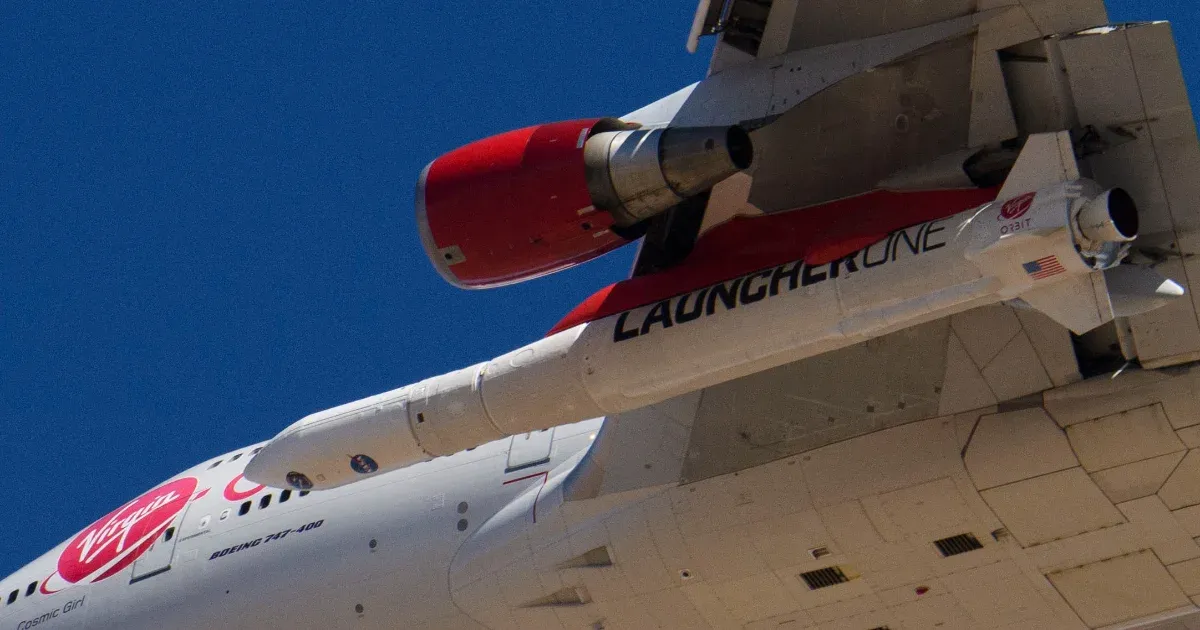 A Virgin Orbit rocket launched from a Boeing 747 failed to launch into space