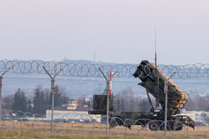Patriot rakéta Lengyelországban – Fotó: Simon Jankowski / NurPhoto / AFP