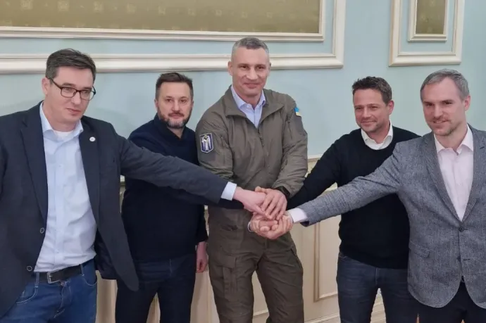 Karácsony Gergely megérkezett Kijevbe