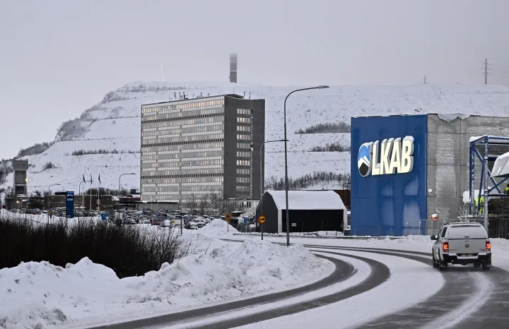 Edificios de la mina de mineral de hierro en Kiruna - Foto: Jonas Ekstromer / AFP