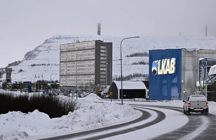 A kirunai vasércbánya épületei – Fotó: Jonas Ekstromer / AFP