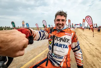 Dakar-rali: Gyenes Mani motoros összetettben a 27. helyen végzett