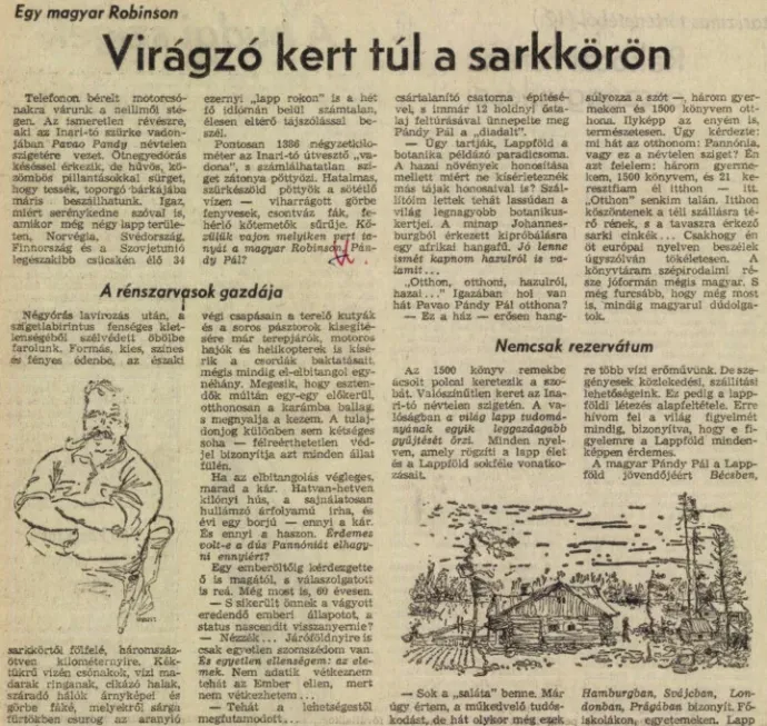 The article of Magyar Hírlap from 1970 – Source: Magyar Hírlap, April 1970. (3. edition, vol. 90–119.) / Arcanum