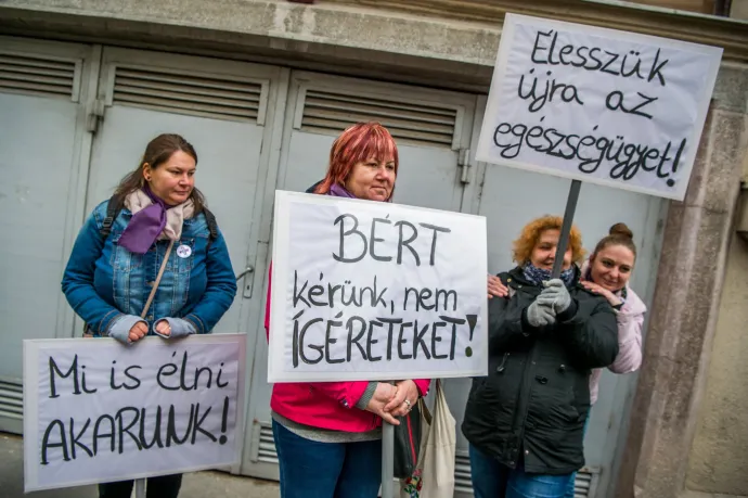 Sztrájktárgyalást kezdeményeznek az egészségügyi szakdolgozók