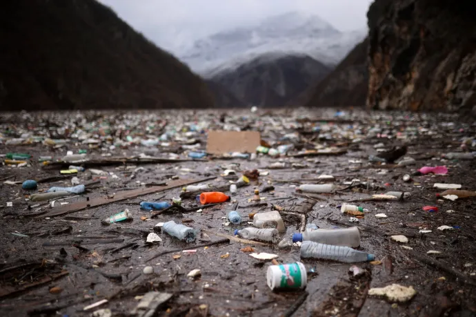 Hatalmas szemétdombbá alakult át a festői Drina Boszniában