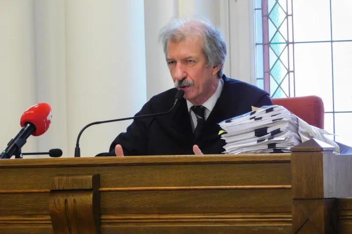 Dr. Bóka Tibor törvényszéki bíró 2021 nyarán kezdte tárgyalni az ügyet – Fotó: Laczó Balázs / Telex