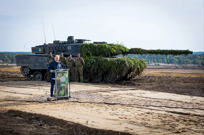 Hivatalos, hogy Németország Leopard 2-es tankokat küld Ukrajnának