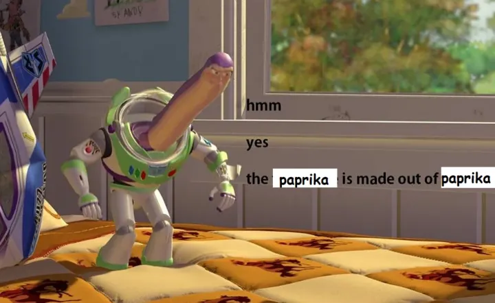 A @simsimmaaz nevű Twitter-felhasználó, amikor rájött, hogy a paprika paprikából van – Forrás: Telex