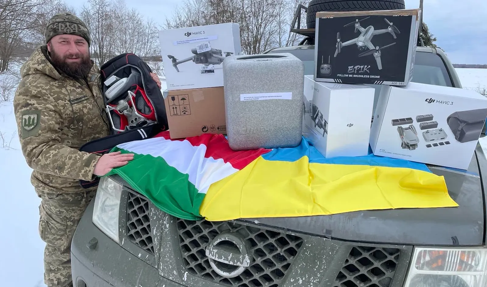 Hungarian civilians raise funds and buy drones and other items for Transcarpathians on Ukrainian frontlines