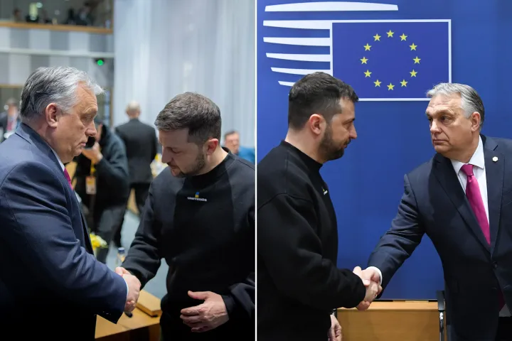 Orbán kicsit másképp mutatta meg a Zelenszkij-kézfogást, mint a hivatalos fotók