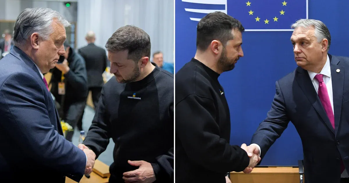 Orbán presents the Zelensky handshake slightly differently than the official photos