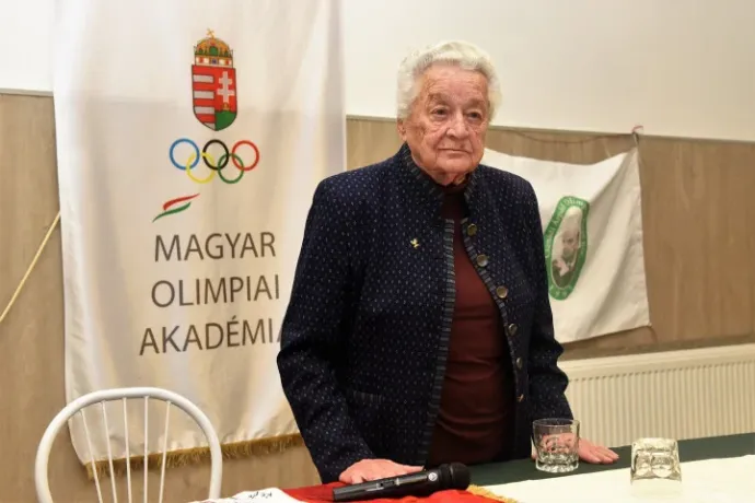 Valéria Gyenge is the guest of the Árpád Csanádi Friends of the Olympics Circle on 26 January 2023 – Photo by Tamás Róth