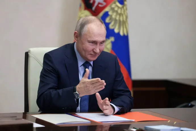 Vlagyimir Putyin orosz elnök – Fotó: Sputnik / Mikhail Metzel / via Reuters
