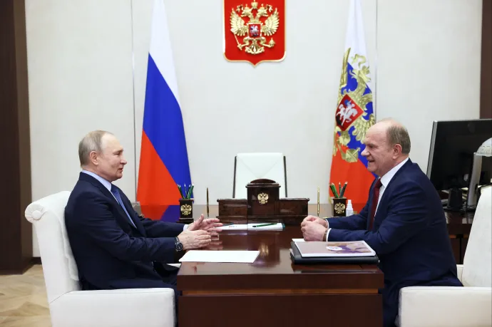 Putyin és az orosz kommunista párt vezetője biztos a győzelemben
