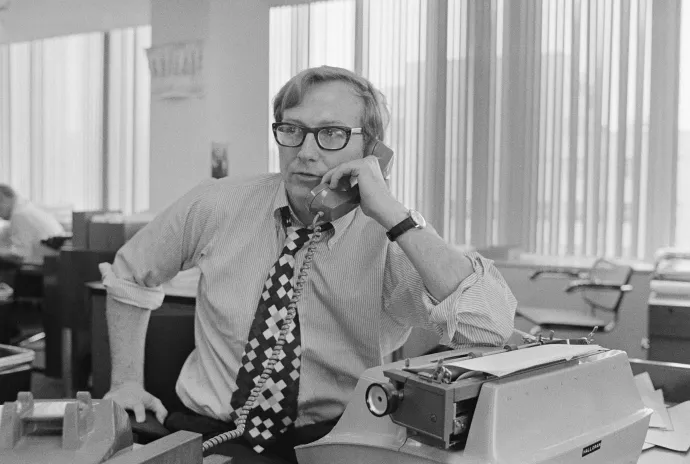 Seymour Hersh a New York Times riportereként 1972-ben – Fotó: Wally McNamee / Corbis / Getty Images