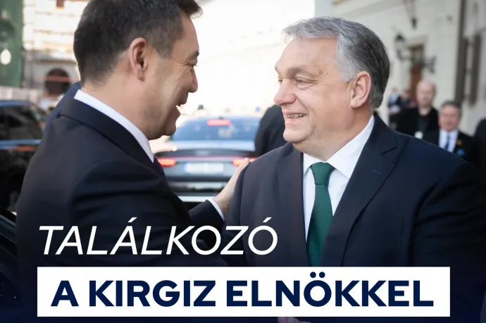 Orbán Viktor a Karmelitában fogadta a kirgiz államfőt