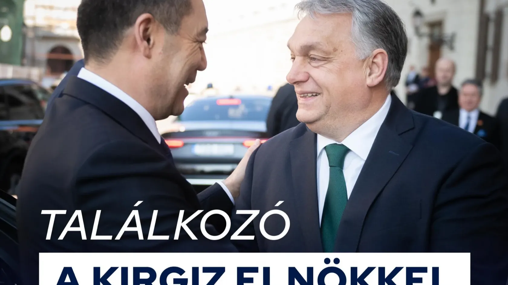 Orbán Viktor a Karmelitában fogadta a kirgiz államfőt