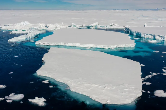 Sosem volt még ilyen kevés tengeri jég az Antarktisz körül