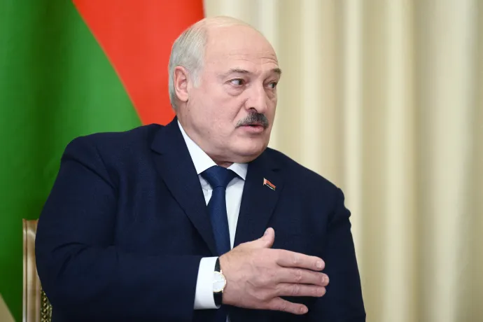 Alekszandr Lukasenko belarusz elnök 2023. február 17-én – Fotó: Vladimir Astapkovich / Sputnik / AFP