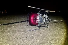Lezuhant egy helikopter Páty közelében