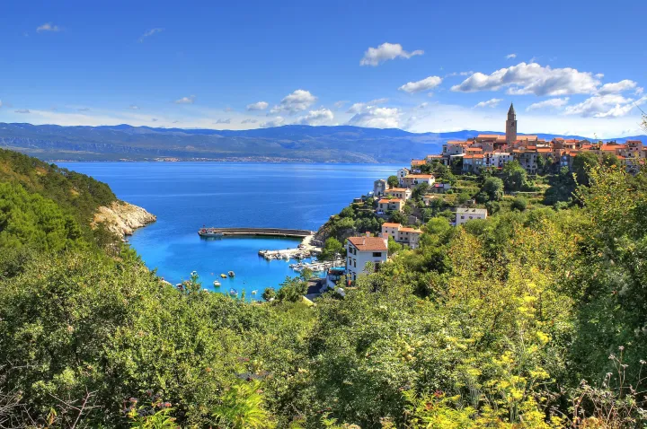 A horvátországi Krk szigete – Fotó: Shutterstock