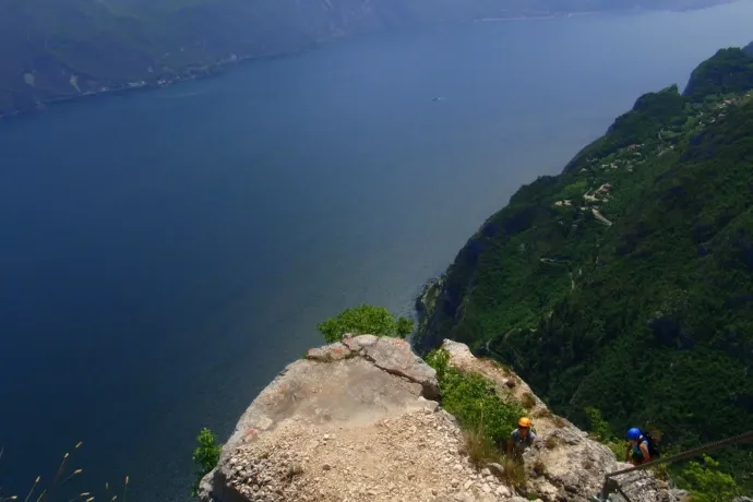 A Fausto Susatti ferrata – Fotó: Molnár Anikó, Tenczer Gábor / Telex