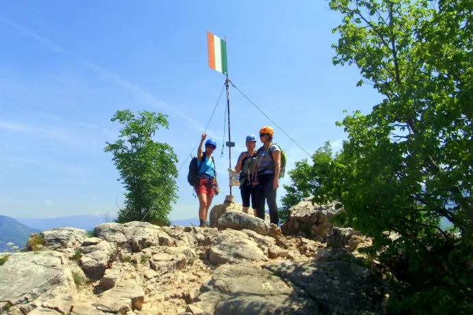 A Fausto Susatti ferrata – Fotó: Molnár Anikó, Tenczer Gábor / Telex