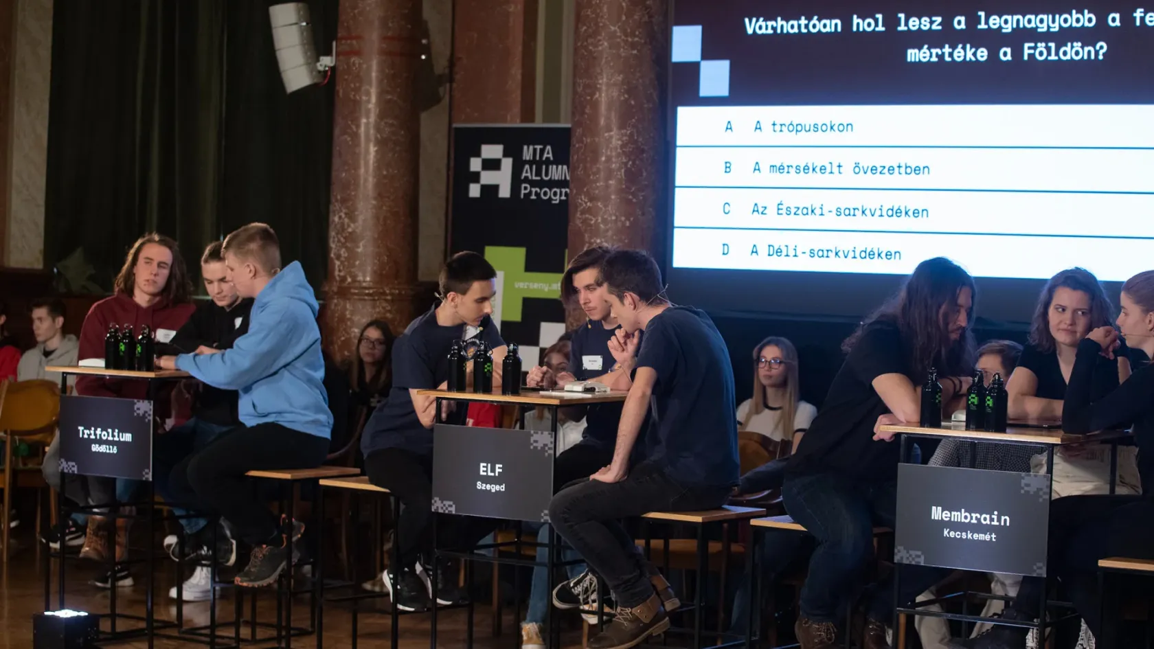 A gödöllői református líceum nyerte az MTA középiskolai tanulmányi versenyét