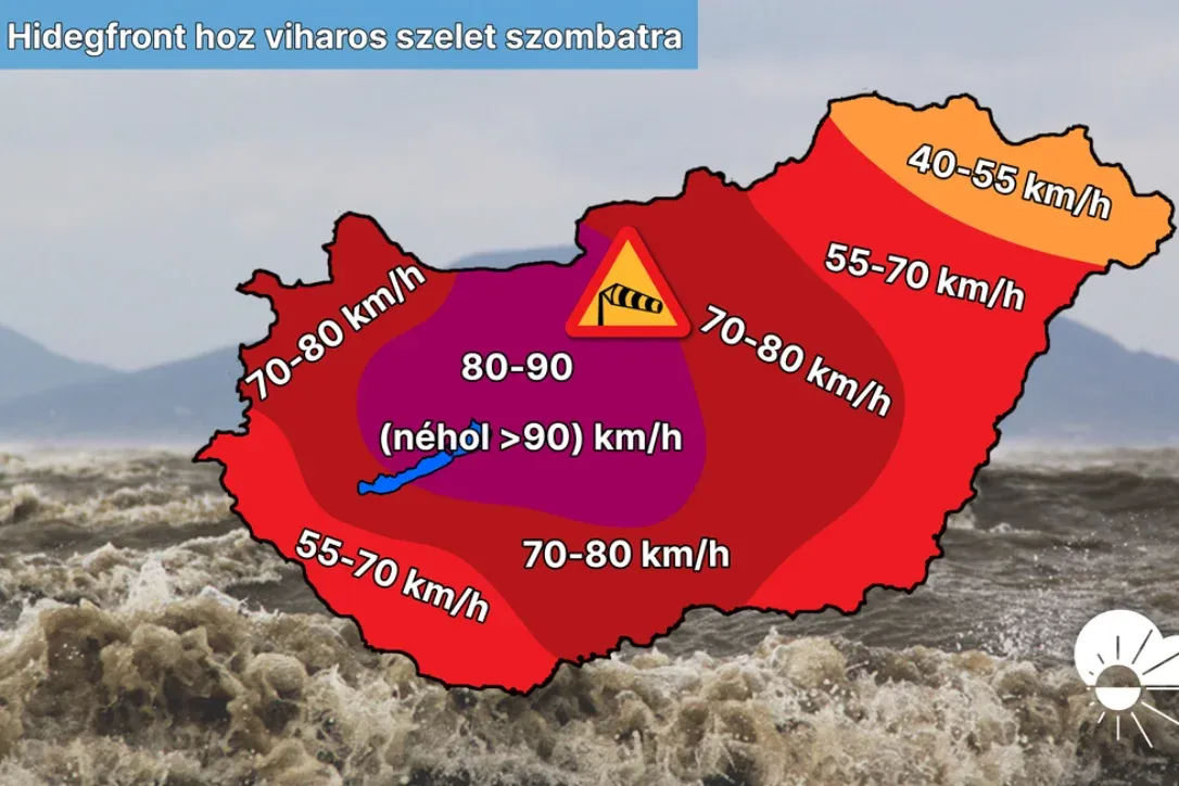 Eljött a hétvége, és tényleg itt a viharos szél