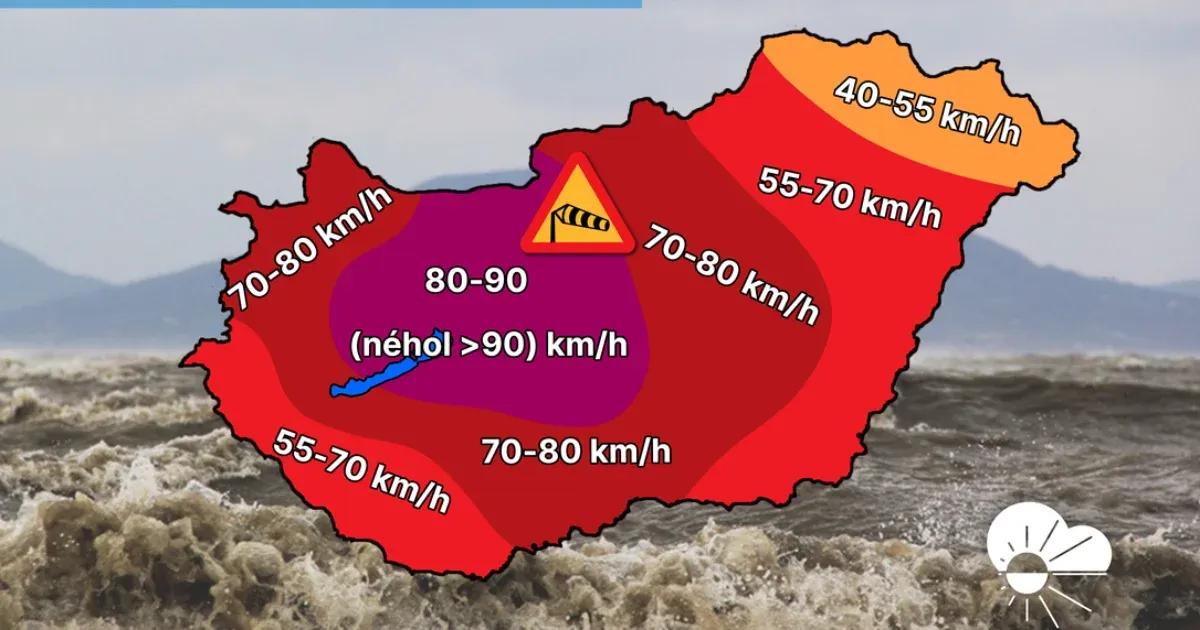 Eljött a hétvége, és tényleg itt a viharos szél