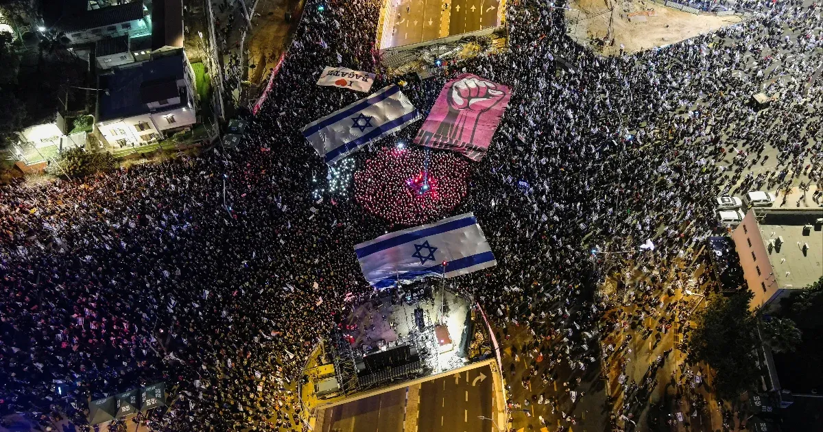 Ötszázezren vonultak utcára Izraelben az igazságügyi reformtervezet ellen