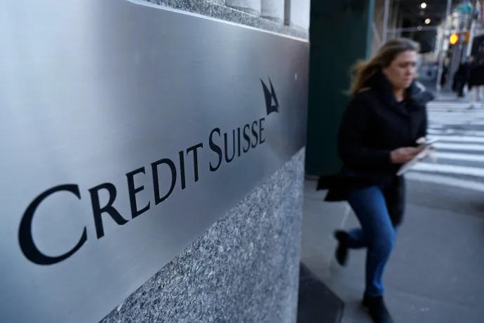 A Credit Suisse 54 milliárd dolláros vészhelyzeti kölcsönt vesz fel a svájci jegybanktól
