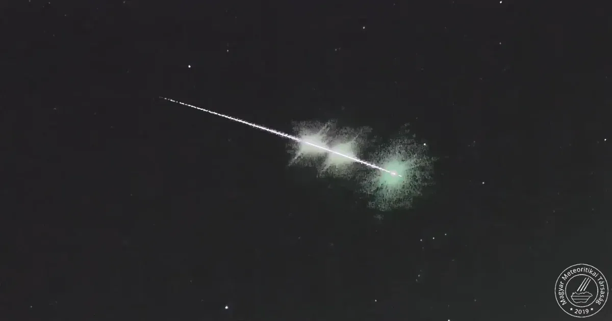 Háromszor is felrobbant egy meteor Magyarország felett