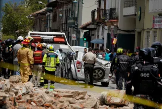 Erős földrengés volt Ecuadorban, többen meghaltak
