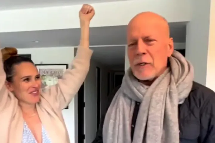 Bruce Willis születésnapi köszöntéséről posztolt videót Demi Moore