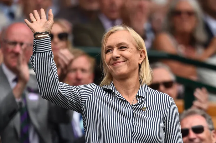 Felépült a torok- és mellrákból Martina Navratilova teniszlegenda