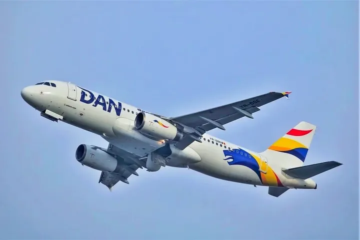 A Dan Air repülőgépe Romániában – Fotó: Dan Air Facebook-oldala